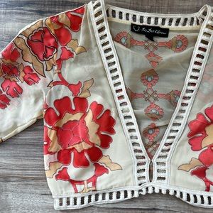 For Love and Lemons Lace Crop Top